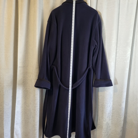 L.L.Bean Men's Winter Robe, Size XL-Tall, Blue, House wear, Comfortable - Picture 6 of 9